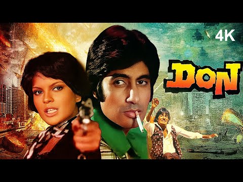 70s Bollywood Action Movie - DON (1978) Full Movie (4K) Amitabh Bachchan & Zeenat Aman & Pran