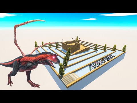 Escape From Alien Carnotaurus - Animal Revolt Battle Simulator