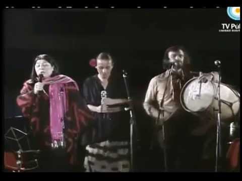 Grito Santiagueño. Raúl Carnota, Mercedes Sosa y Suna Rocha. 1984