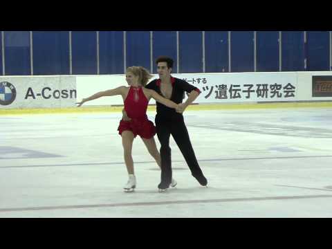 ISU 2014 Jr Grand Prix Ljubljana Short Dance Holly MOORE / Daniel KLABER USA