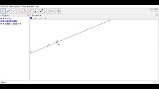 Euclidean Geometry with GeoGebra #1 - Point and Line