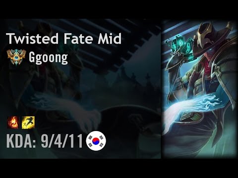 Twisted Fate Mid vs Lulu - Ggoong - KR Challenger Path 6.3