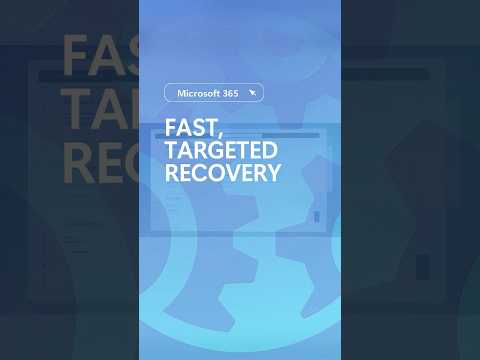 Microsoft 365: Speed Up Small Workload Backups with Prioritized Restore