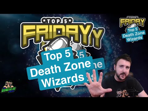 Top 5 Blood Bowl Wizards from Death Zone - Top 5 Friday (Bonehead Podcast)