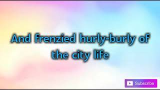 Can We Just Stop and Talk Awhile                    |Lea Salonga| Lyrics