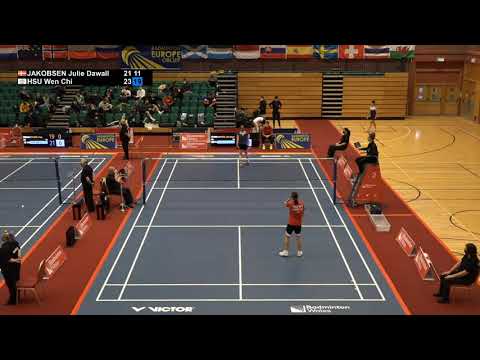 Match point - Julie Dawall Jakobsen vs Wen Chi Hsu - WS, SF – Welsh Intl. 2021