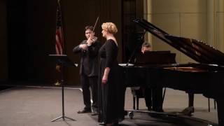 Bachelet's "Chère nuit" - Amy Shoremount-Obra, Soprano / Eric Silberger, Violin / Ian Parker, Piano