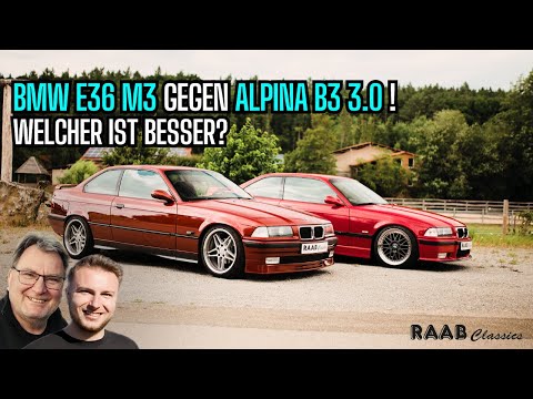 BMW E36 M3 vs ALPINA B3 3.0 – Classics in comparison!