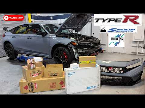 Brand New 2025 Civic Type R Gets FULL JDM Treatment with Spoon Sports & HKS Turbo Upgrades (Ep3)