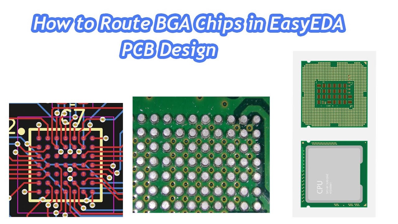 How to Route BGA Chips in EasyEDA | Step-by-Step PCB Design Tutorial