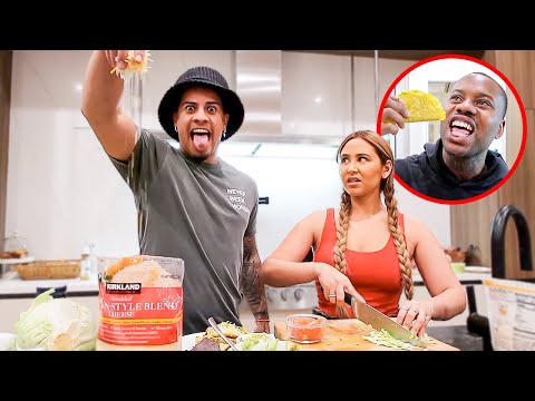 WHO IS THE BETTER COOK??? OUR CHEF IS THE JUDGE!!! **AUSTIN BURNED HIS HAND**