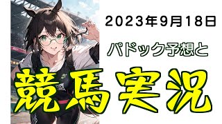 パドック予想で競馬実況.2023.9.18