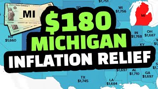 MICHIGAN INFLATION RELIEF CHECKS : Whitmer's Plan - $180 Stimulus Check for MI Residents 
