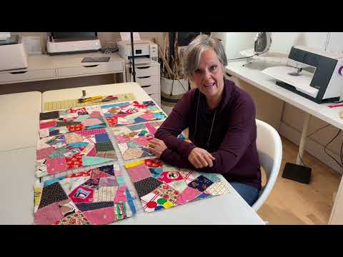 How to Sew a Crazy Quilt Square | Beginner’s Step-by-Step Tutorial (Part 1)