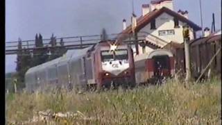 preview picture of video 'Greek Railways Macedonia - 604 train Drama station'