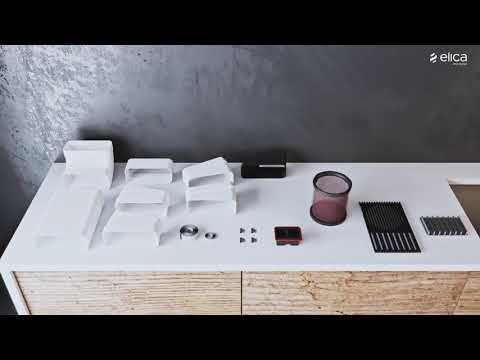 Elica Venting Hob NT-LIBRA-DO - Various Colours Video 2