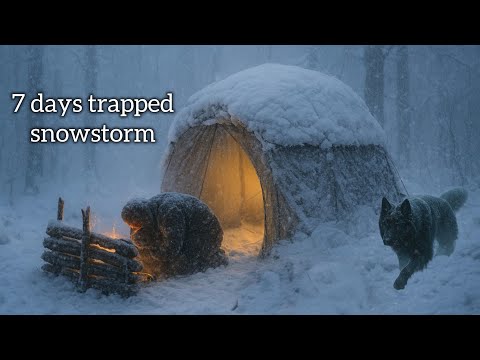 7 Days Trapped in –33°C Blizzard | Extreme Winter Survival Alone