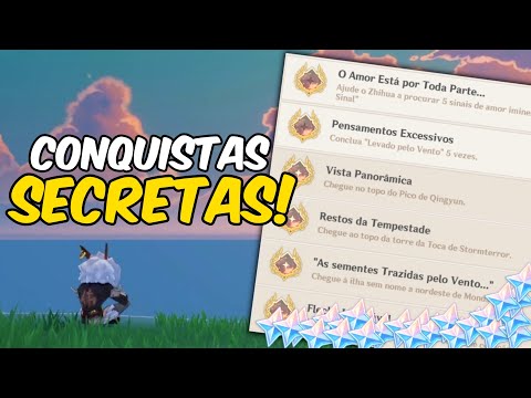 5 CONQUISTAS SECRETAS (MAIS FÁCEIS DO JOGO) - GENSHIN IMPACT