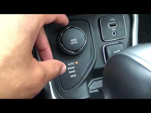 Jeep Compass - 4 Wheel Drive Mode as well as sand snow and mud mode