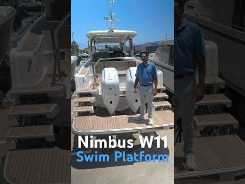 Swim Platform on a Nimbus W11