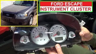 Ford Escape Instrument Cluster Removal and Replacement  How to Remove Instrument Cluster