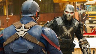 Captain America vs Crossbones - Fight Scene - Capt