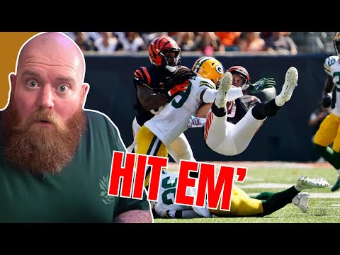 Aussie rugby Fan Reacts to Biggest Football Hits Ever