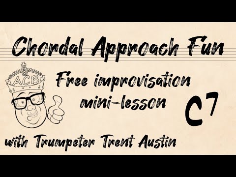 Trent Austin Mini-Lesson: #4 Chordal Approach Fun - Trumpet Jazz Improv Exercise