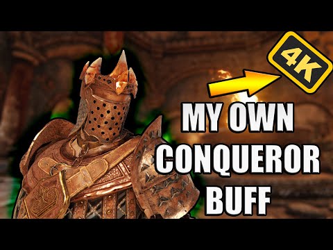 Conqueror in 4k! - The best Buff I can give him for now  | ForHonor
