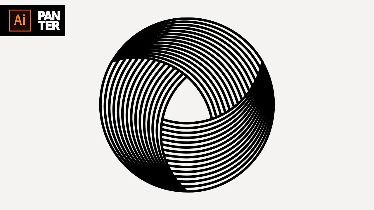 How to Make Abstract Spiral with Blend | Illustrator Tutorial