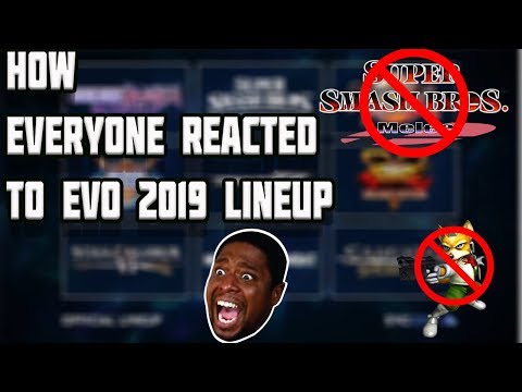 How EVERYONE reacted to EVO 2019 Line up!