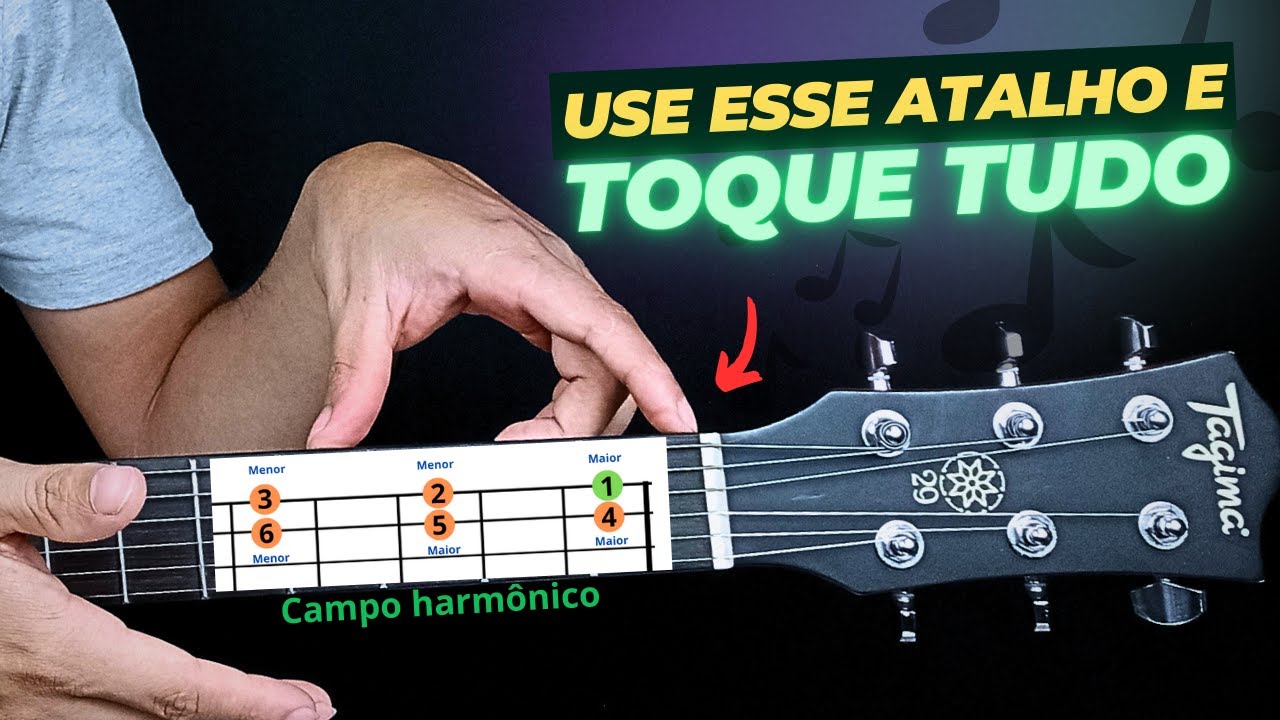 Esse Método irá colocar o CAMPO HARMÔNICO na sua mente HOJE! | Use esse "ATALHO" e toque tudo.