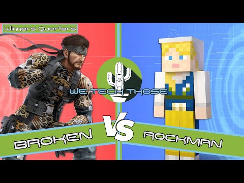We Tech Those #3 Winners Quarters - Broken (Snake) Vs RVNT|Rockman (Steve, Mega Man) SSBU Tournament