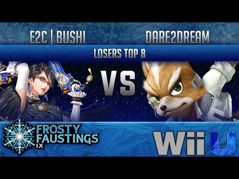 FFIX Smash 4 LOSERS TOP 8 - E2C | Bushi (Bayonetta) vs Dare2Dream (Fox)
