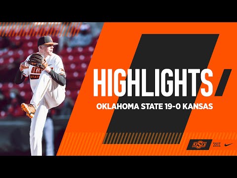 No No | Oklahoma State 19-0Kansas | Cowboy Baseball Highlights