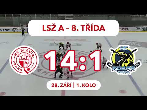 Liga starších žáků A – 8. třída, 1. kolo: HC Slavia Praha – HC Kobra Praha 14:1