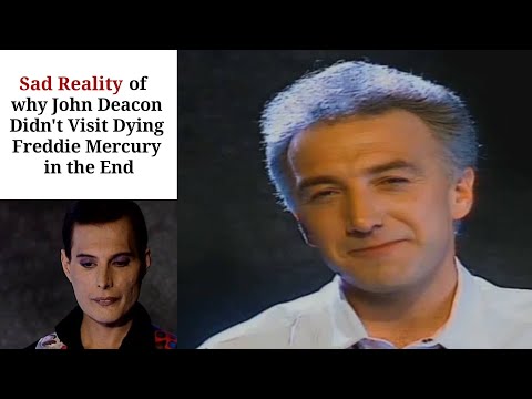 SAD REALITY of Why John Deacon Didn't Visit Dying Freddie Mercury in the End