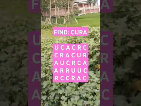 Only genius can Find the spot CURA. #search #puzzle #shorts