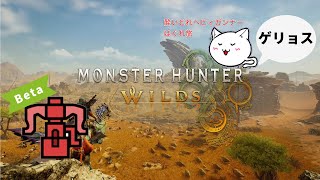 【MHWilds Beta】酔いどれヘビィガンナーはぐれ旅ワイルズ　ベータテスト　ゲリョス編