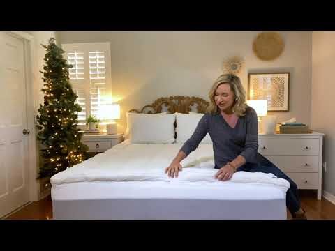 Concierge Collection Reversible EZ Zip Mattress Topper w...