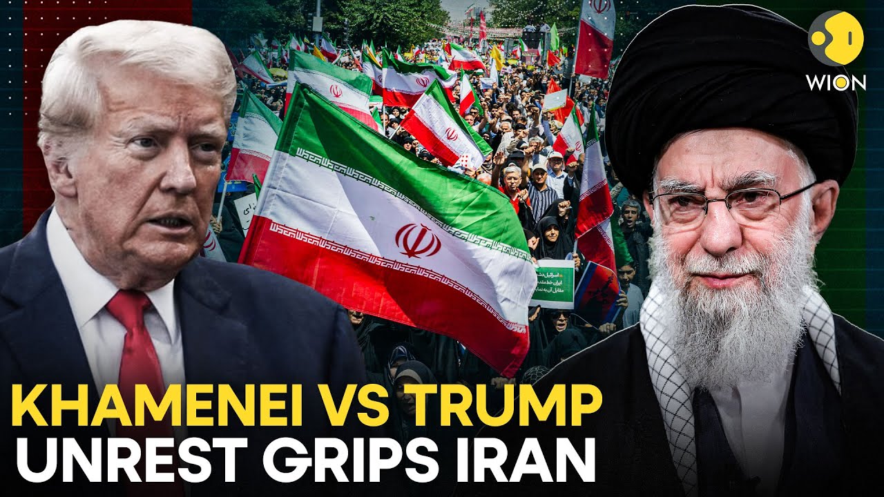 Iran Protests Breaking LIVE: Khamenei Accuses Trump of Backing Protests as Iran Erupts | WION