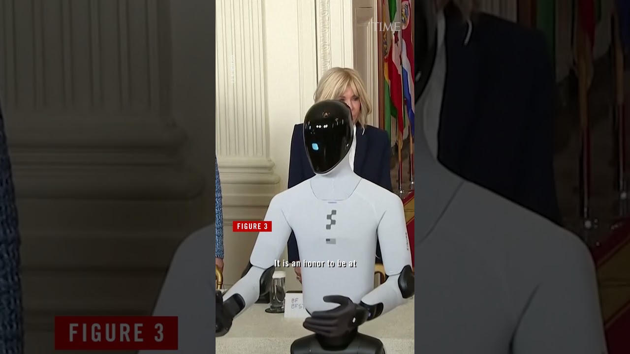 Melania Trump Arrives with Humanoid Robot for Summit on Education and Technology