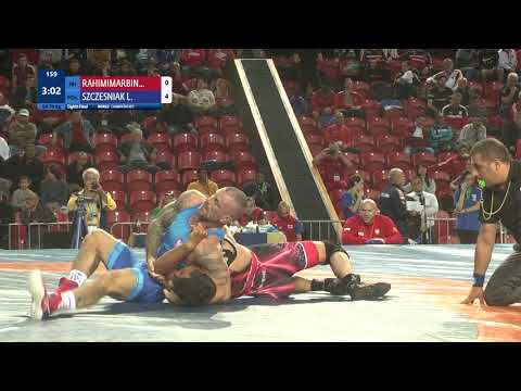 1/8 GR - 78 kg: M. RAHIMIMARBIN (IRI) v. L. SZCZESNIAK (POL)