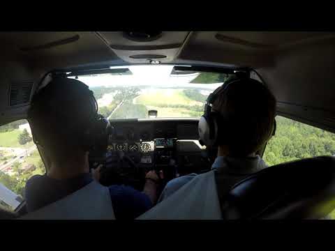 15kts Crosswind Landing in a C172 (Skyhawk)