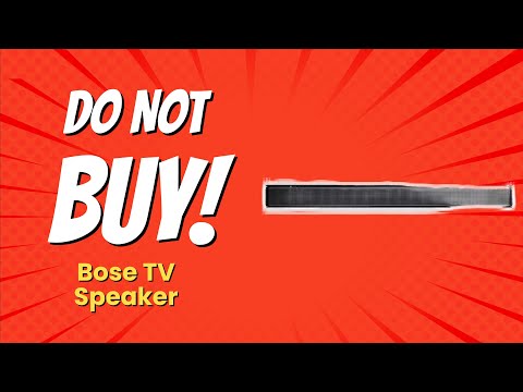 Bose TV Speaker | 5 Shocking Reasons Not to Buy! 😱🎶