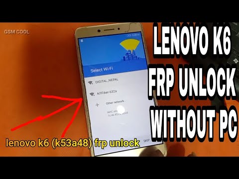 Google Account Remove Kaise Kare Lenovo K6 note (k53a48) 2021#gsmcool