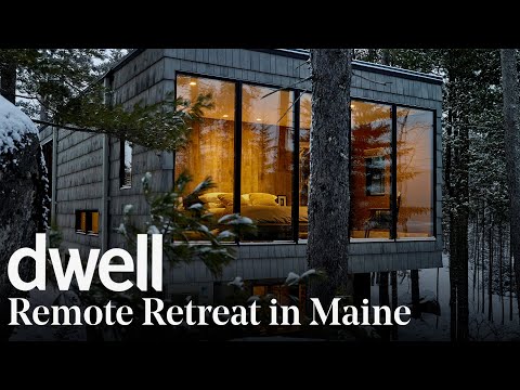 This Cabin in Maine Hovers Above Massive Boulders