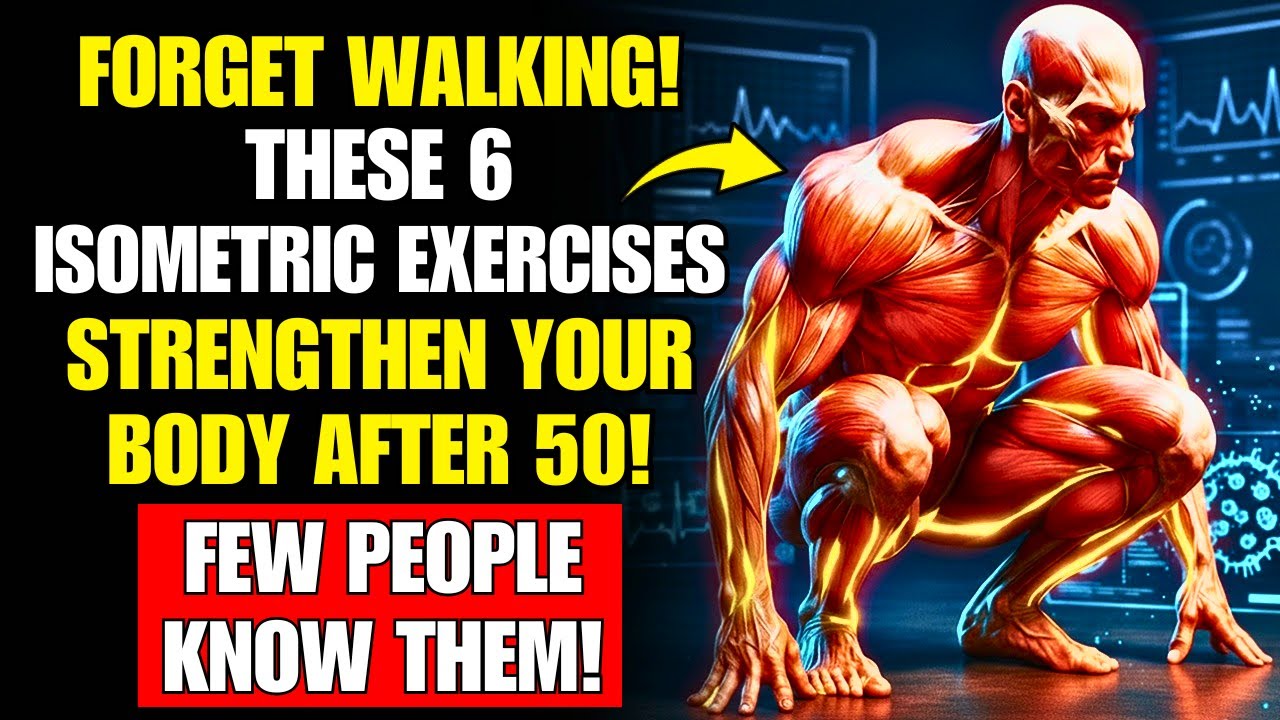 FORGET WALKING! These 6 Isometric Exercises do Far More For Your Body After 50!