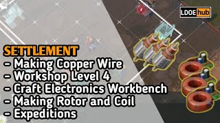 How to Make Rotor and Coil || Settlement || Last day on earth survival