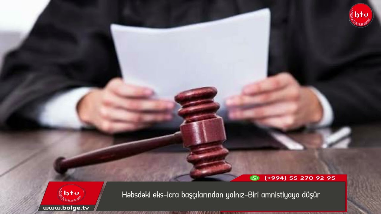 Həbsdəki eks-icra başçılarından yalnız-Biri amnistiyaya düşür